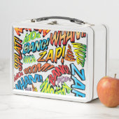 Lunch Box Fun Retro Comic Book pop Art Sounds (En situation)