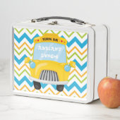Lunch Box Fun School bus sur Chevron Arrière - plan (En situation)