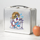 Lunch Box Funky Rockstar Cat - Musique Cool Lover Kitty (En situation)