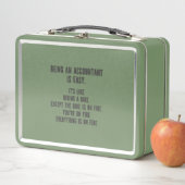 Lunch Box Funny Accountants - Being Accountant is Easy (En situation)