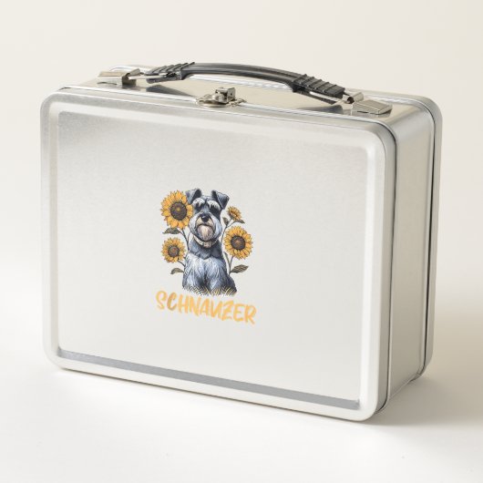 Lunch Box Funny Chien Schnauzer (Devant)