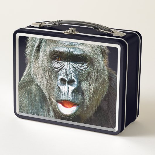 LUNCH BOX FUNNY CUTE GORILLA (Devant)