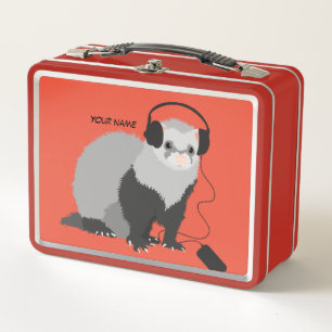 Lunch Box Funny Ferret Music Nom de l'auteur