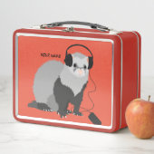 Lunch Box Funny Ferret Music Nom de l'auteur (En situation)