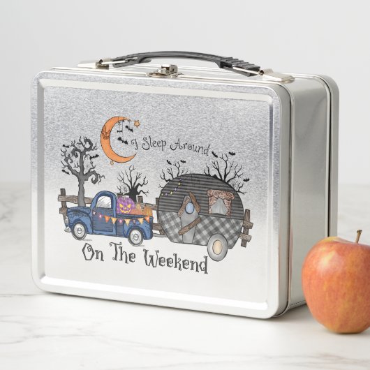 Lunch Box Funny Halloween Camping (En situation)