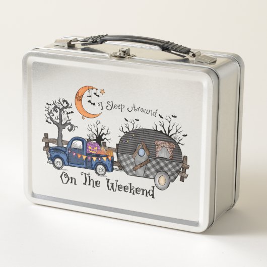 Lunch Box Funny Halloween Camping (Devant)