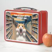 Lunch Box Funny Hamster hurle dans le style d'Edvard Munch (En situation)