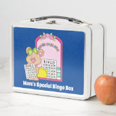 Lunch Box Funny Maman's Bingo ajouter un message de nom (En situation)