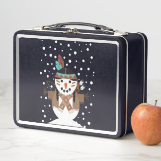 Lunch Box Funny Native American christmas tree decorations