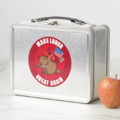 Lunch Box Funny Red Cardinal Make Lunch Great Again Cartoon (En situation)
