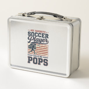 Lunch Box Funny Soccer Pops Vintage Engraving Conception de