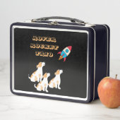 Lunch Box Funny Trio Doggy Rocket Mission spatiale (En situation)