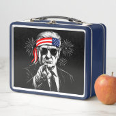 Lunch Box Funny Trump Golfe Des USA Amérique 2025 4 juillet (En situation)