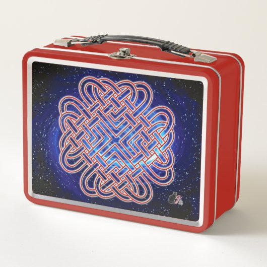 Lunch Box Galactic celtic love knot (Devant)