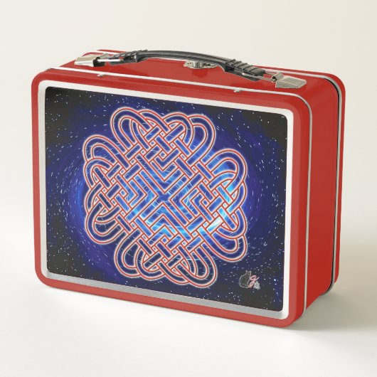 Lunch Box Galactic celtic love knot (Dos)