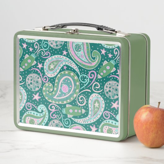 Lunch Box Galaxie de l'espace rétro (En situation)