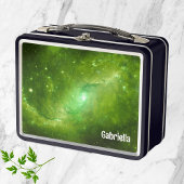 Lunch Box Galaxie Verte Dans L'Espace
