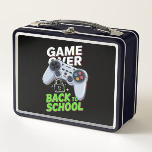 Lunch Box Game Over Retour à l'école Drôle Premier Jour d'éc