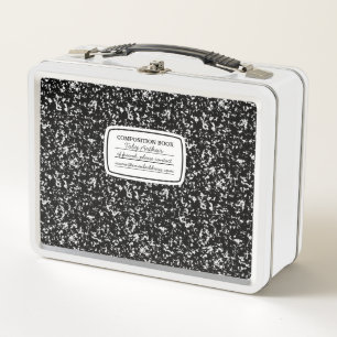 Lunch Box Gamelle de livre de composition en Faux avec