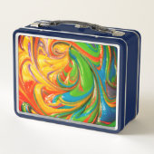 Lunch Box gamelle de tourbillonnement de peinture (Dos)