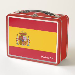 Lunch Box Gamelle nommée faite sur commande de drapeau