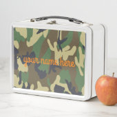 Lunch Box Gamelle personnalisée de Camo (En situation)