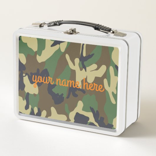 Lunch Box Gamelle personnalisée de Camo (Devant)