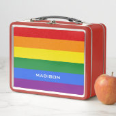 Lunch Box Gamelles nommées faites sur commande de drapeau (En situation)