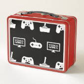Lunch Box Gamer orienté de jeu vidéo de conception de jeu de (Dos)