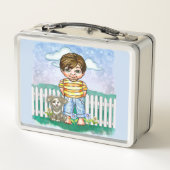 Lunch Box Garçon et Chien (Dos)