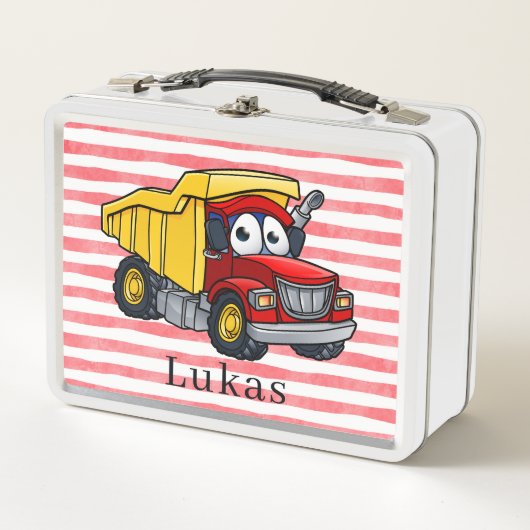 Lunch Box Garçons Belle Construction Camion Camion Enfants (Devant)