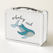 Lunch Box Garçons cool Whaley Océan Baleine (Dos)