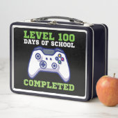 Lunch Box Garçons Niveau 100 Jours d'école terminés  (En situation)