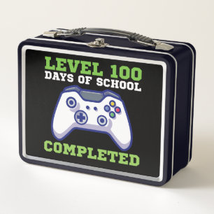Lunch Box Garçons Niveau 100 Jours d'école terminés