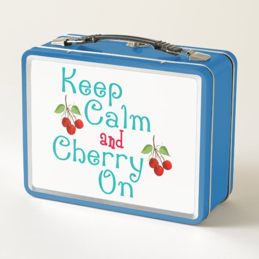 Lunch Box Gardez Le Calme Et La Cerise Sur (Dos)
