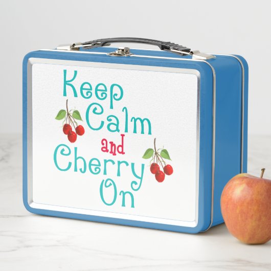 Lunch Box Gardez Le Calme Et La Cerise Sur (En situation)