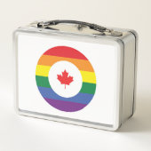 Lunch Box Gay pride canadien (Dos)