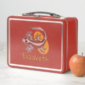Lunch Box Gecko Rose Enfants (En situation)