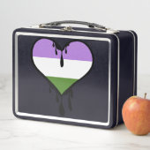 Lunch Box Genderqueer Fierté Coeur déchiquetant (En situation)