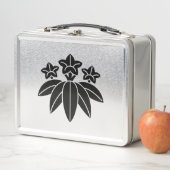Lunch Box Gentiane de style bambou (En situation)