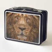 Lunch Box Geometric Lion Portrait (Devant)