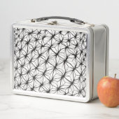 Lunch Box Géométrie de filet – Abstrait en maille de diamant (En situation)