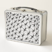 Lunch Box Géométrie de filet – Abstrait en maille de diamant (Devant)