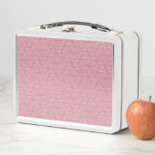 Lunch Box Géométrie de ligne : Texture Vintage moderne (En situation)