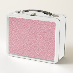 Lunch Box Géométrie de ligne : Texture Vintage moderne