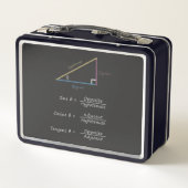 Lunch Box Géométrie et équations de trigonométrie Math Chalk (Dos)
