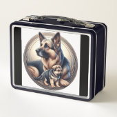 Lunch Box German Shepherd Mom & Pup 01X (Dos)