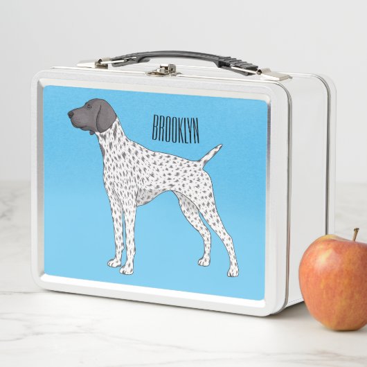 Lunch Box German Shorthred Pointer dog (En situation)