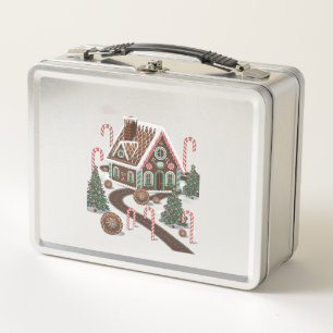 Lunch Box Gingerbread Cookie Wonderland