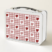 Lunch Box Gingham Rouge Ohio (Dos)